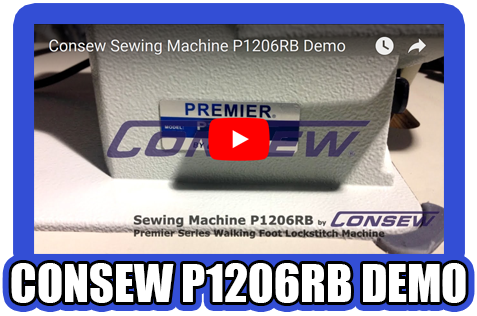 Consew P1206RB Demo