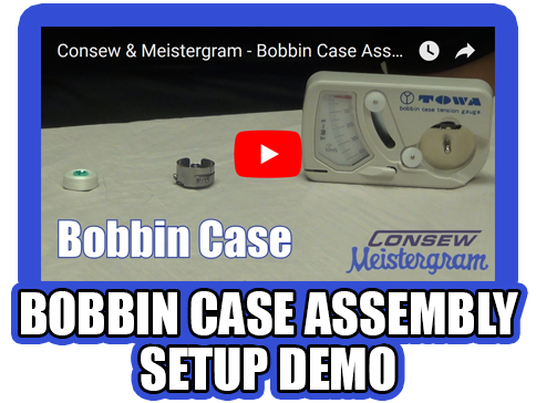 Consew Bobbin Case Assembly Setup Demo